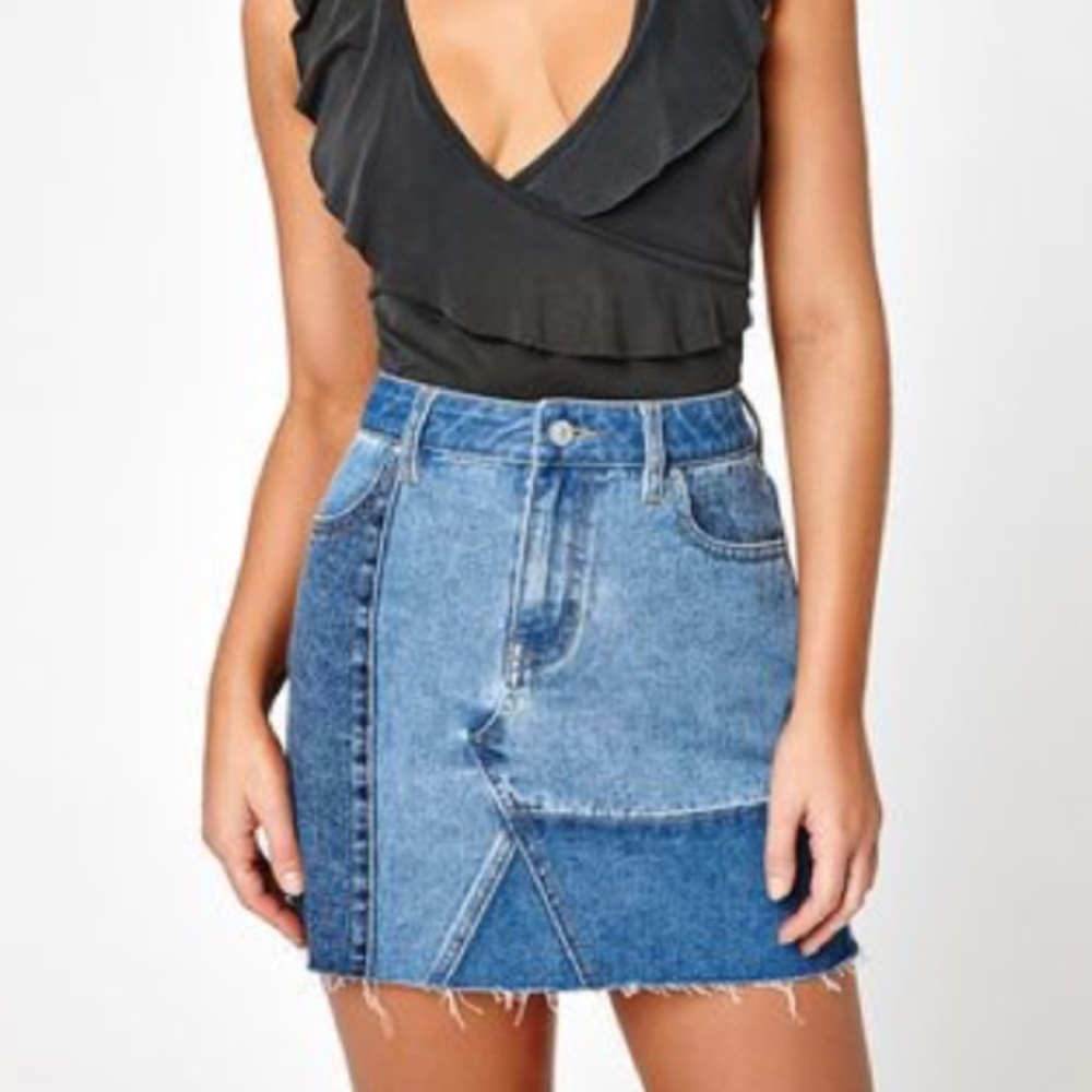 NWT pacsun denim skirt